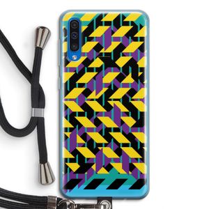 Skew Bee 3: Samsung Galaxy A50 Transparant Hoesje met koord