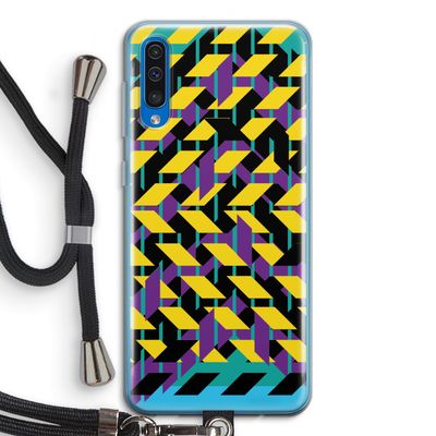 Skew Bee 3: Samsung Galaxy A50 Transparant Hoesje met koord