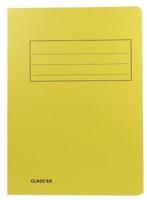 Class&apos;ex dossiermap, 3 kleppen ft 23,7 x 34,7 cm (voor ft folio), geel