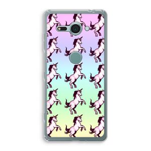 Musketon Unicorn: Sony Xperia XZ2 Compact Transparant Hoesje