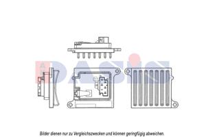 Regelaar, interieurventilator AKS DASIS, u.a. für Mercedes-Benz