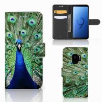 Samsung Galaxy S9 | Telefoonhoesje | Met pasjeshouder | Pauw