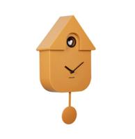 Karlsson Wandklok Modern Cuckoo - Okergeel
