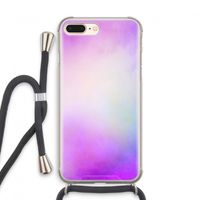 Clouds pastel: iPhone 8 Plus Transparant Hoesje met koord Clouds pastel: iPhone 8 Plus Transparant Hoesje met koord