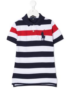 POLO RALPH LAUREN KIDS polo rayé - Bleu