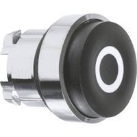 Schneider Electric ZB4BL232 ZB4BL232 Terugstelbaar (Ø) 22 mm O Chroom, Zwart 1 stuk(s)