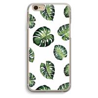 Tropische bladeren: iPhone 6 / 6S Transparant Hoesje - thumbnail