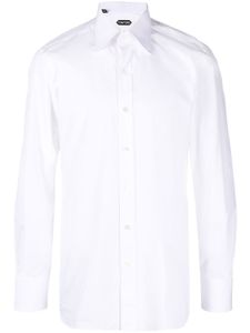 TOM FORD chemise boutonnée à manches longues - Blanc