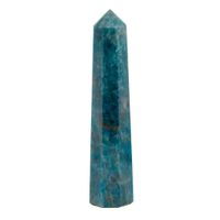 Edelsteen Obelisk Punt Blauwe Apatiet (100 - 130 mm) - thumbnail