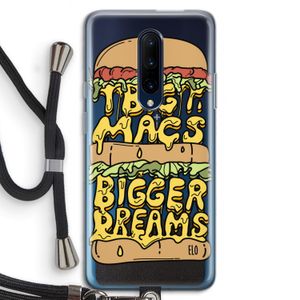 Big Macs Bigger Dreams: OnePlus 7 Pro Transparant Hoesje met koord