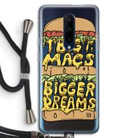 Big Macs Bigger Dreams: OnePlus 7 Pro Transparant Hoesje met koord