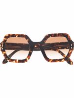 Isabel Marant Eyewear lunettes de soleil à monture géométrique - Marron Isabel Marant Eyewear lunettes de soleil à monture géométrique - Marron