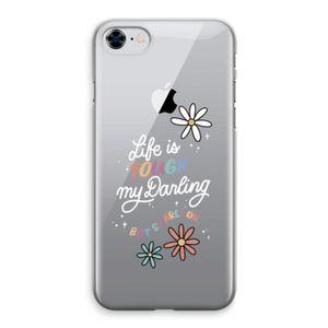 Tough Life: iPhone 8 Transparant Hoesje