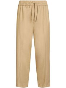 ETRO pantalon droit à taille élastiquée - Marron