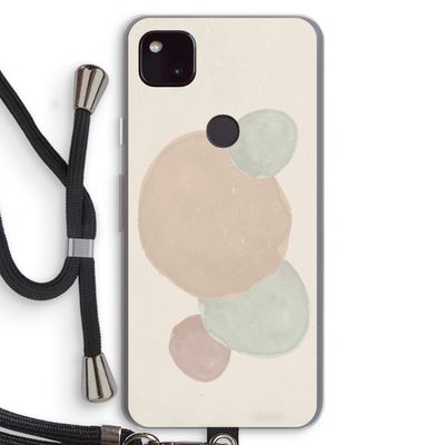 Geo #9: Pixel 4a 5G Transparant Hoesje met koord