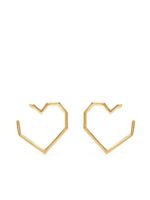 Aliita boucles d'oreilles Corazón en or 14ct