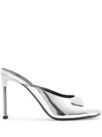 Sergio Rossi mules Sr Liya 95 mm en cuir - Argent