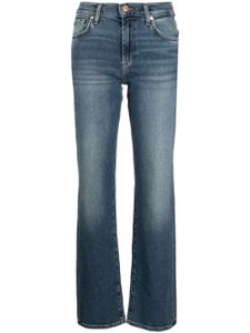 7 For All Mankind jean droit Ellie à taille mi-haute - Bleu