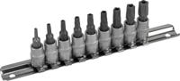 Condor Bits sockets, 9 pcs. 1/4", five star slb