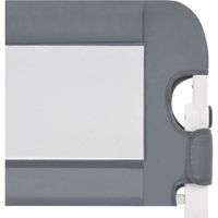 The Living Store Bedhekje peuter 150x42 cm polyester grijs The Living Store - thumbnail