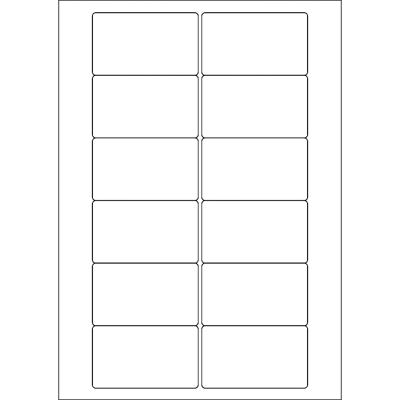 A4 etiketten 78,7 x 46,6 mm wit 100 vel Sorex