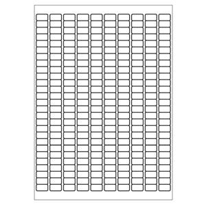 A4 etiketten 17,8 x 10 mm wit 100 vel Sorex