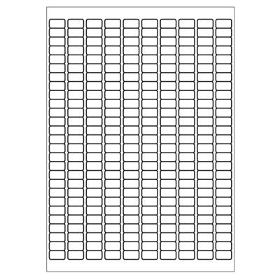 A4 etiketten 17,8 x 10 mm wit 100 vel Sorex