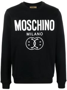 Moschino sweat à logo imprimé - Noir