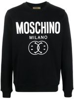 Moschino sweat à logo imprimé - Noir - thumbnail