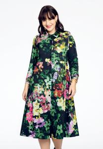 Yoek Blouse-jurk ORCHIDEE | Zwart | Maat 38/40
