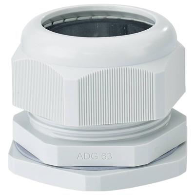 Hensel 36001083 Wartel Slagvast, Met borgmoer, Met trekontlasting, Met dichting M63 Kunststof Grijs 1 stuk(s)