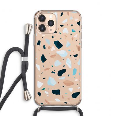 Terrazzo N°13: iPhone 11 Pro Transparant Hoesje met koord