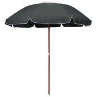 VidaXL Parasol met stalen paal 240 cm antracietkleurig