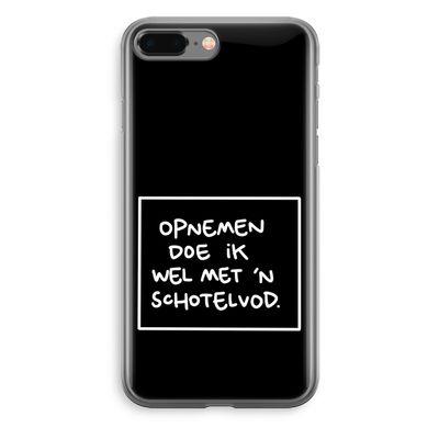 Schotelvod: iPhone 8 Plus Transparant Hoesje
