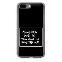 Schotelvod: iPhone 8 Plus Transparant Hoesje
