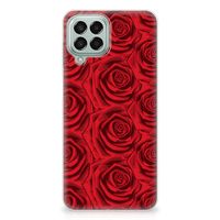 Samsung Galaxy M33 TPU Case Red Roses - thumbnail