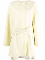 Nina Ricci manteau à simple boutonnage - Jaune