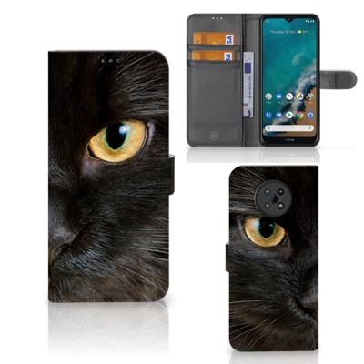 Nokia G50 | Telefoonhoesje | Met pasjeshouder | Zwarte Kat