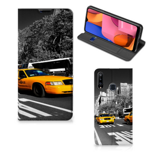 Samsung Galaxy A20s Book Cover New York Taxi