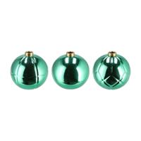 Daan Kromhout Vaas christmasball groen 14 cm 3 assorti | 6 stuks