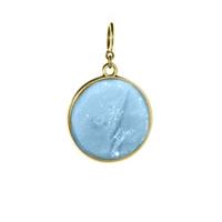 Qoss Kettinghanger Sylvia 35 mm Hemelsblauw | Goud