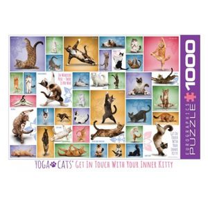 Yoga Cats Puzzel 1000 Stukjes