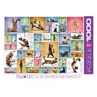Yoga Cats Puzzel 1000 Stukjes
