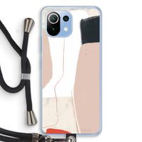 Lava: Xiaomi Mi 11 Lite Transparant Hoesje met koord