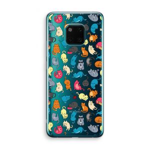 Kleurrijke katten: Huawei Mate 20 Pro Transparant Hoesje