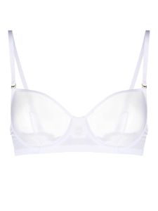 Maison Close soutien-gorge Corps à Corps à balconnets - Blanc