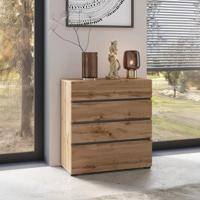Home365 Ladekast Crotone - Eiken - 4 Lades