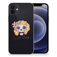 Silicone Back Case iPhone 12 | 12 Pro (6.1") Boho Skull