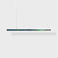 Anour I Model Cordless Hanglamp - 100 cm - Donker opaal chroom