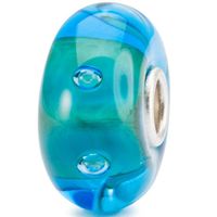 Trollbeads TGLBE-10469 Kraal Uranus zilver-glas